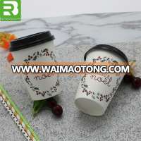 Factory direct sale biodegradable hot drinking paper coffee pla cup